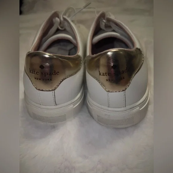 Kate Spade Angelise Leather White Gold - Picture 1 of 8